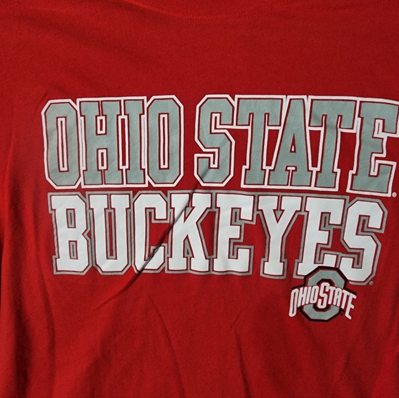 Unisex Champion Red Ohio State Buckeyes Tee Shirt Sz.2XL - Picture 2 of 6